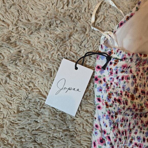 👗JAPNA summer miniature floral print ruffled spaghetti strap dress👗 - Picture 7 of 15